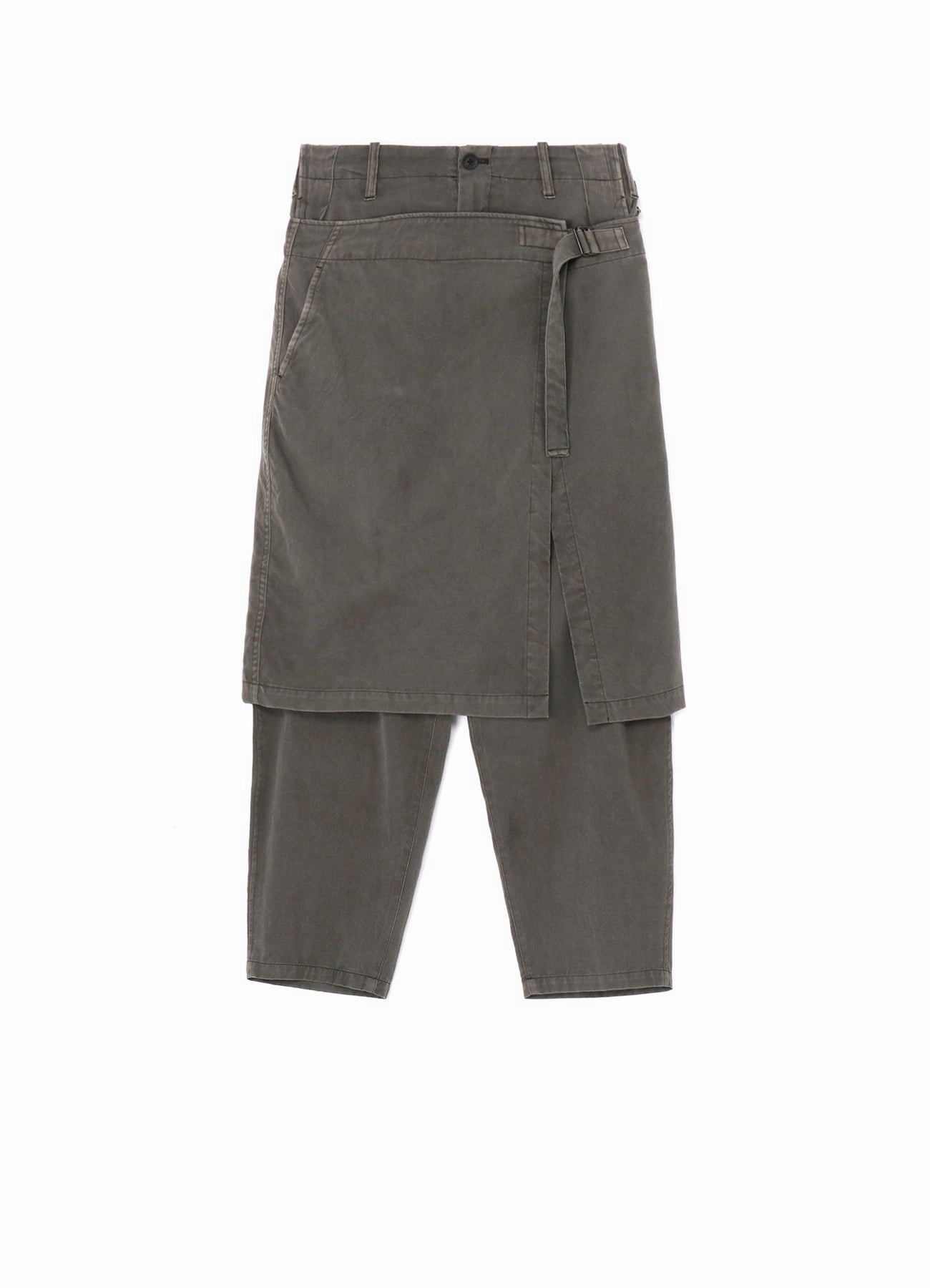 Relaxed Wearable GARMENT DYE WRAP PANTS