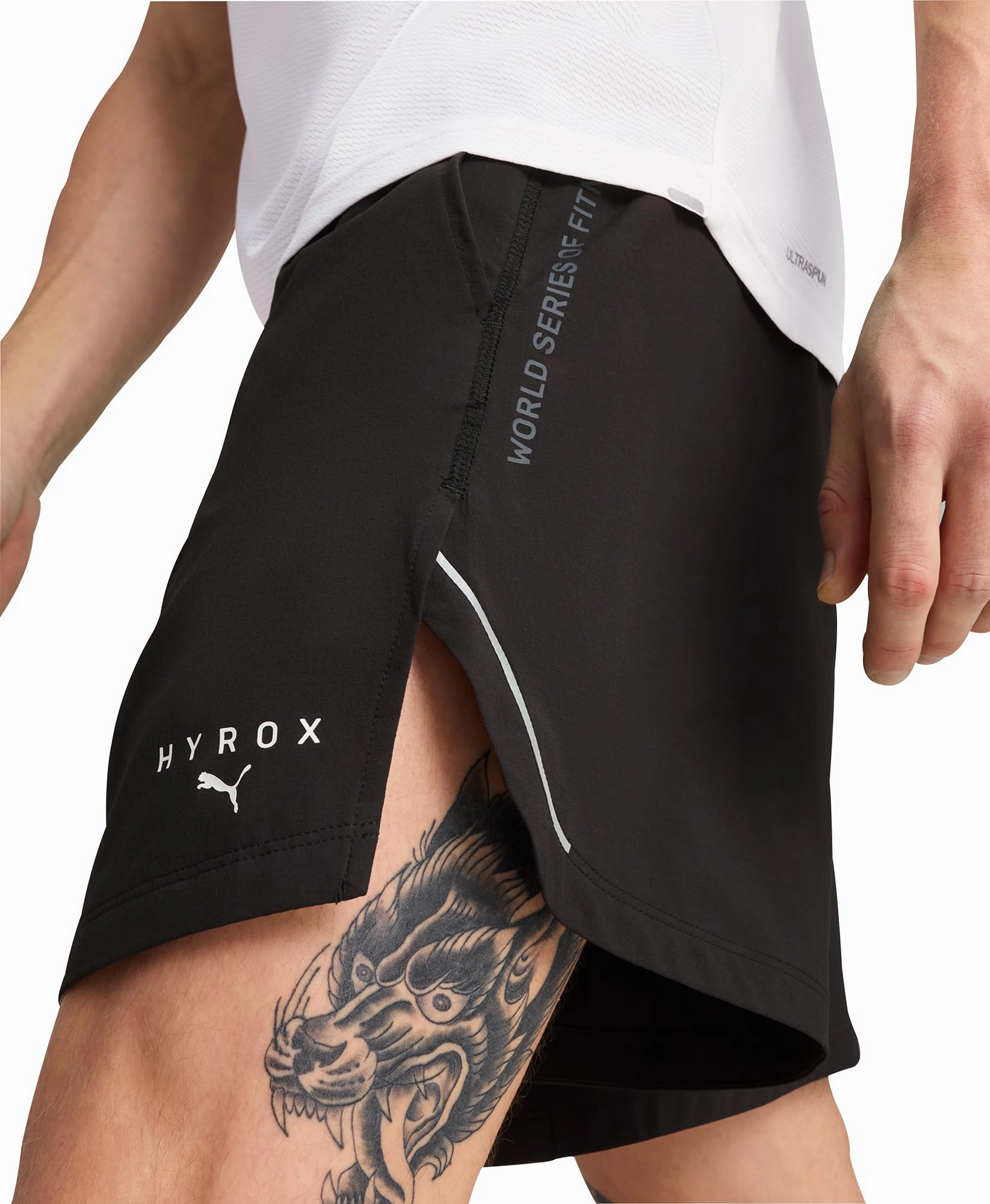 Mother's Day gift raincoat Puma X HYROX Ultraweave 6 Inch Mens Training Shorts - Black