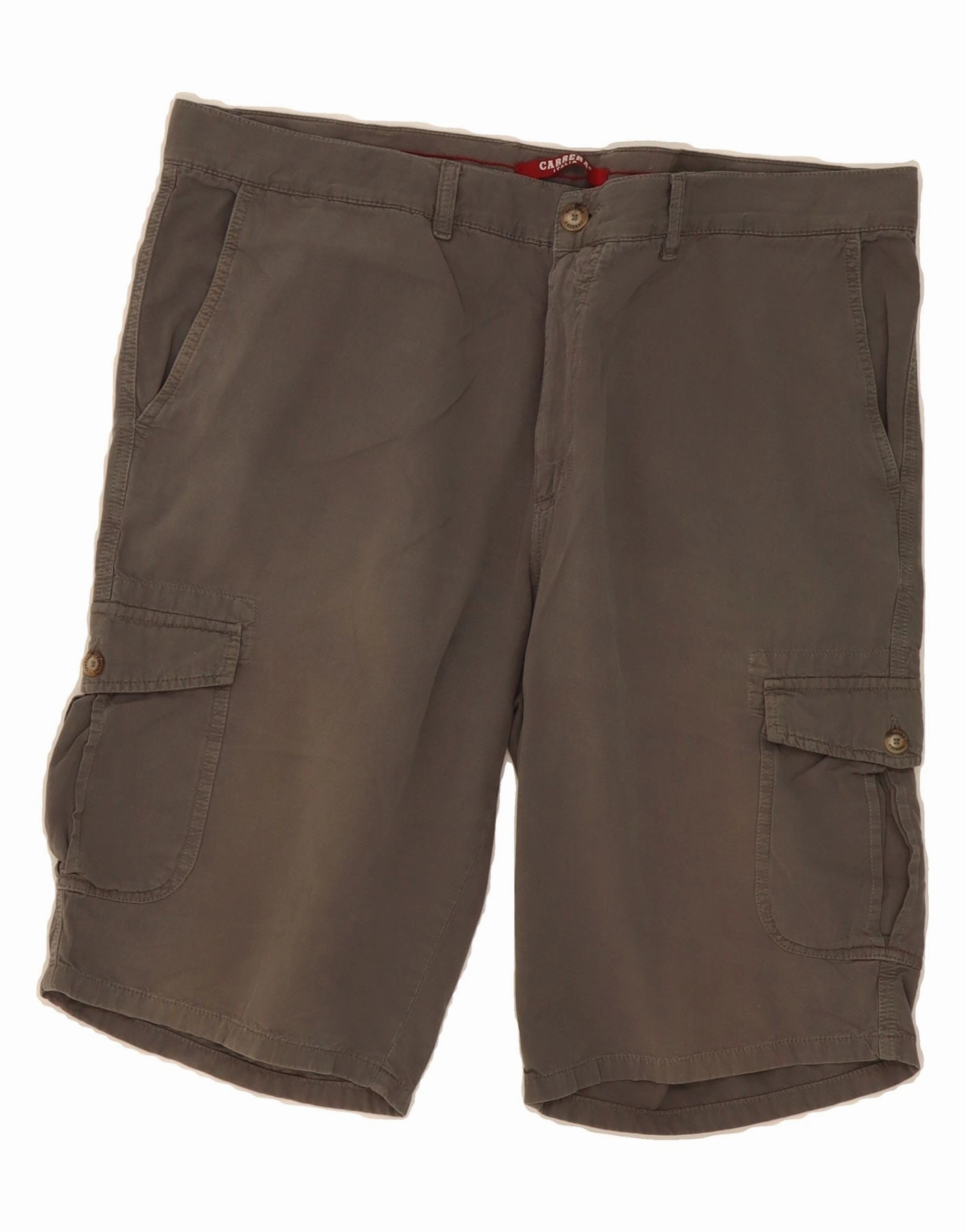 Stretchy Waist Airy Fit CARRERA Mens 618 Regular Fit Cargo Shorts W40 XL Grey Cotton