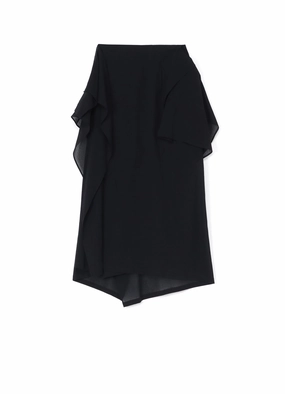 C/CHIFFON REVERSED SEAM P LONG S Curved Waistline