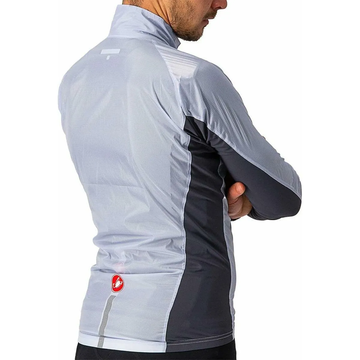 Maximize Castelli Squadra Stretch Mens Cycling Jacket - Silver