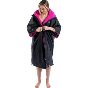 Dryrobe Advance Short Sleeve Changing Robe - Pink Everyday Rest Mode