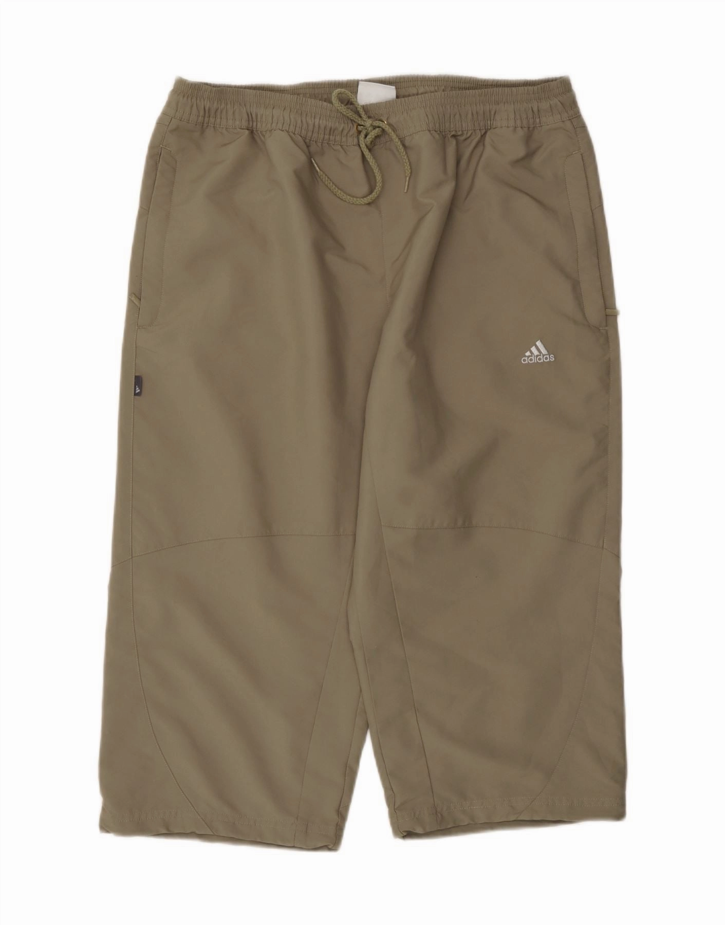 ADIDAS Mens Bermuda Shorts Medium W32  Khaki Polyester Sporty Design