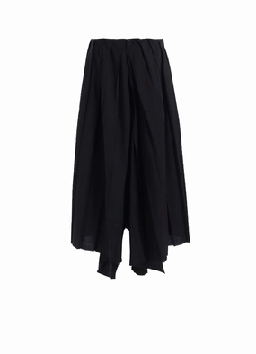 TROPICAL PLEATS WIDE PANTS All Season Wear Body shaping