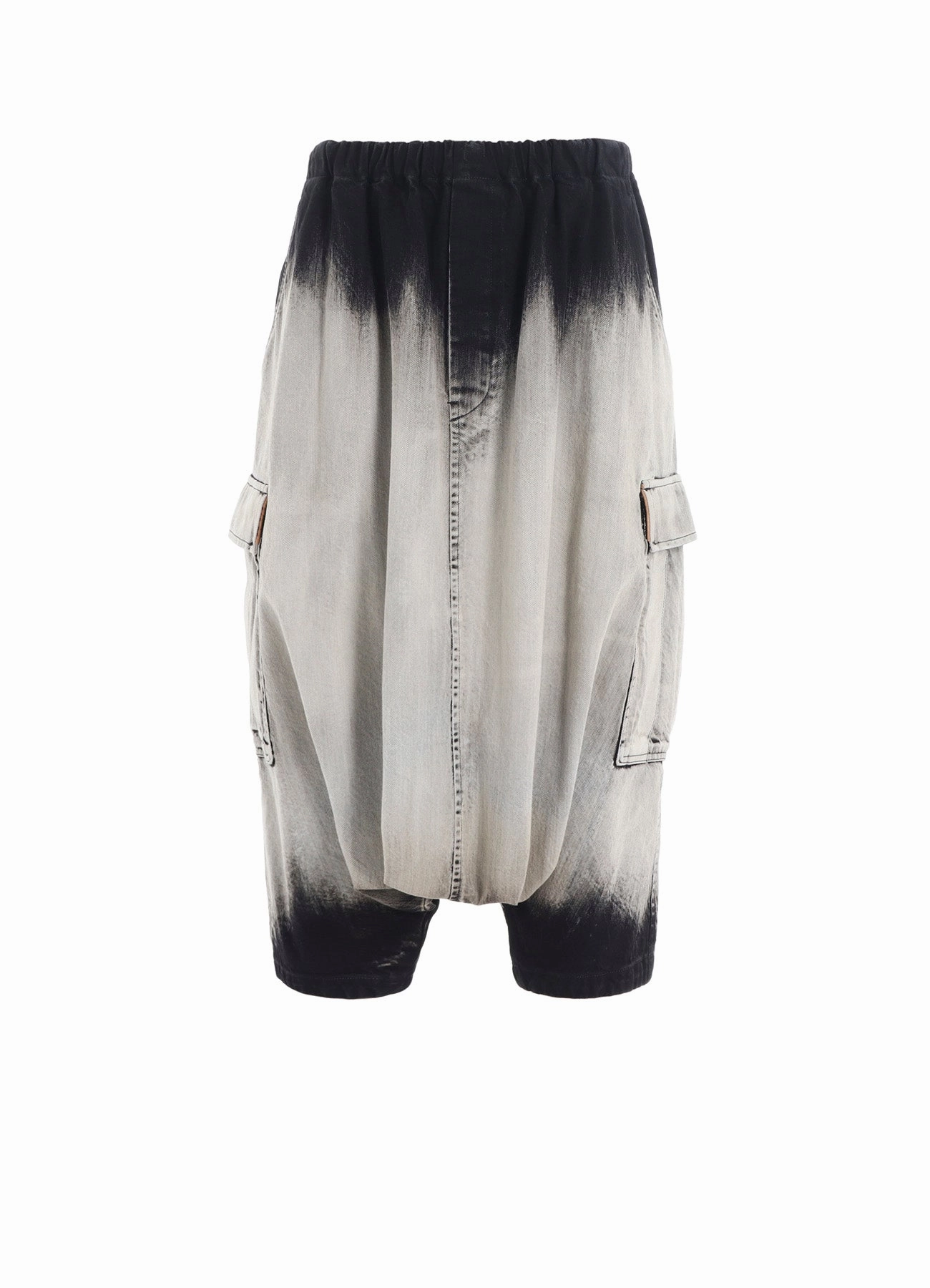 Compact Packability 10OZ BLEACHED DENIM CARGO SALOUEL PANTS