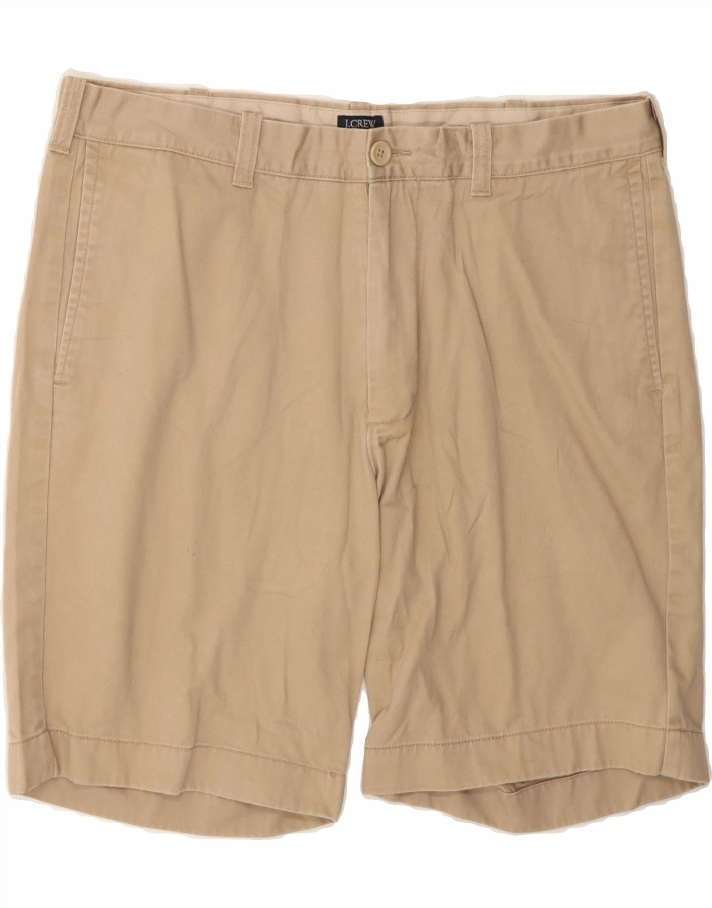 Hygienic Antimicrobial Layer J. CREW Mens Gramercy Chino Shorts W36 Large  Beige Cotton
