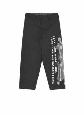 Fashion Forward WOMAN PRINTED SIDE POCKET PANTS WITH LINER