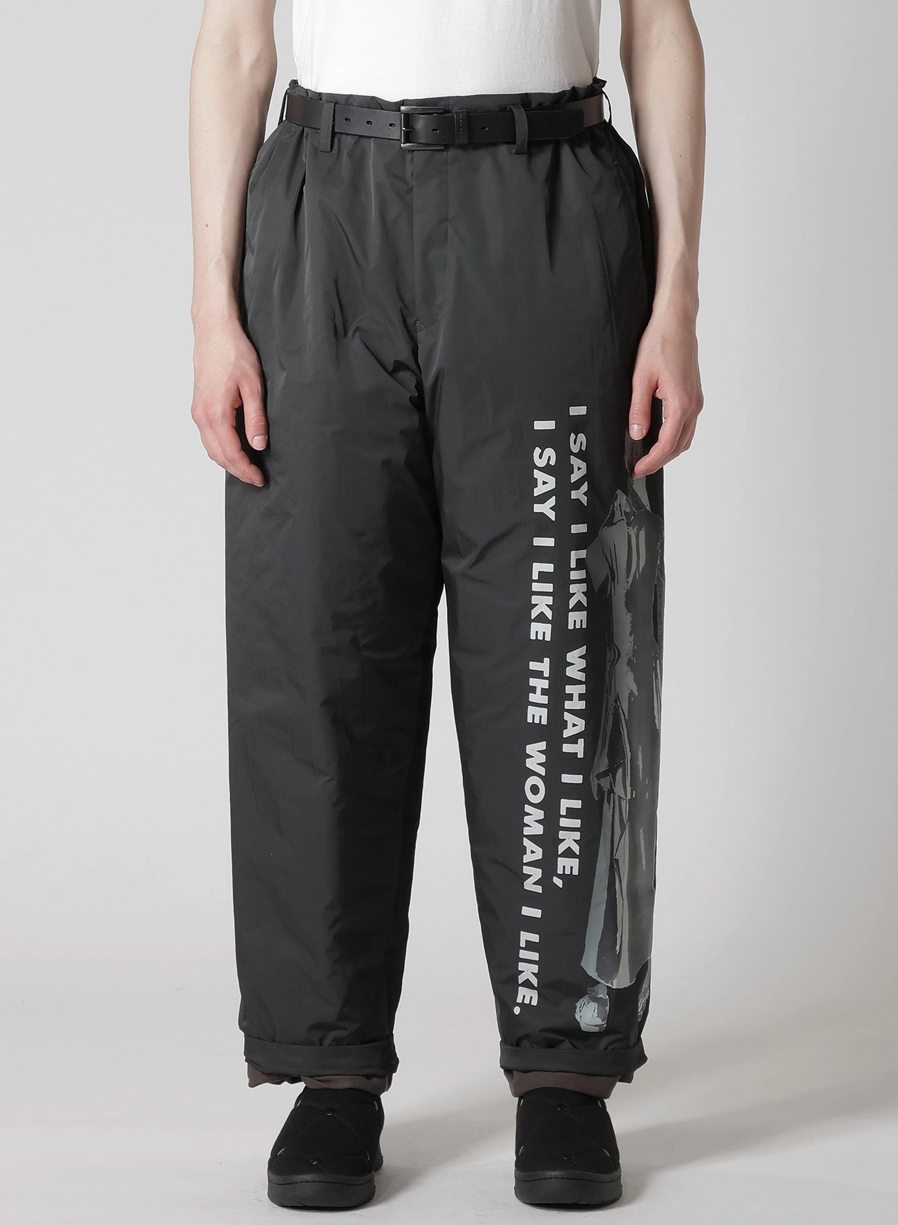 Chilly Day Layers WOMAN PRINTED SIDE POCKET PANTS WITH LINER