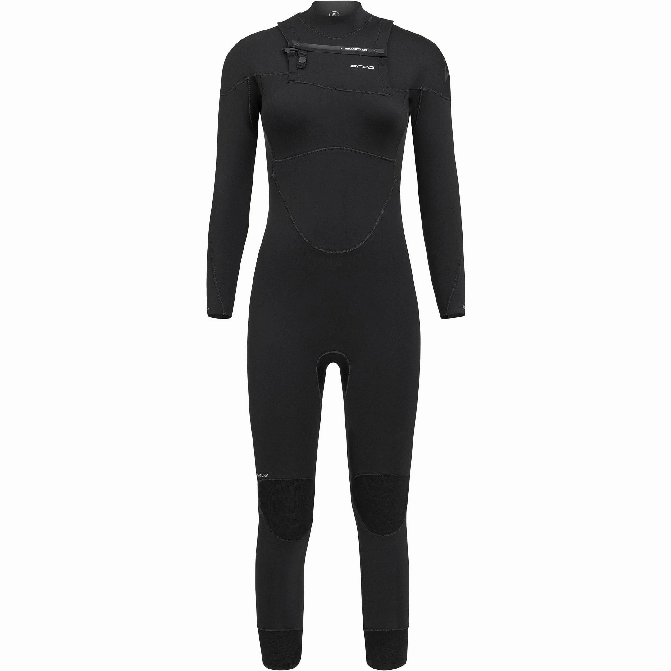 Orca Tango 4.3mm Womens Surf Wetsuit - Black EcoFriendly Materials QuickRelease Fastener