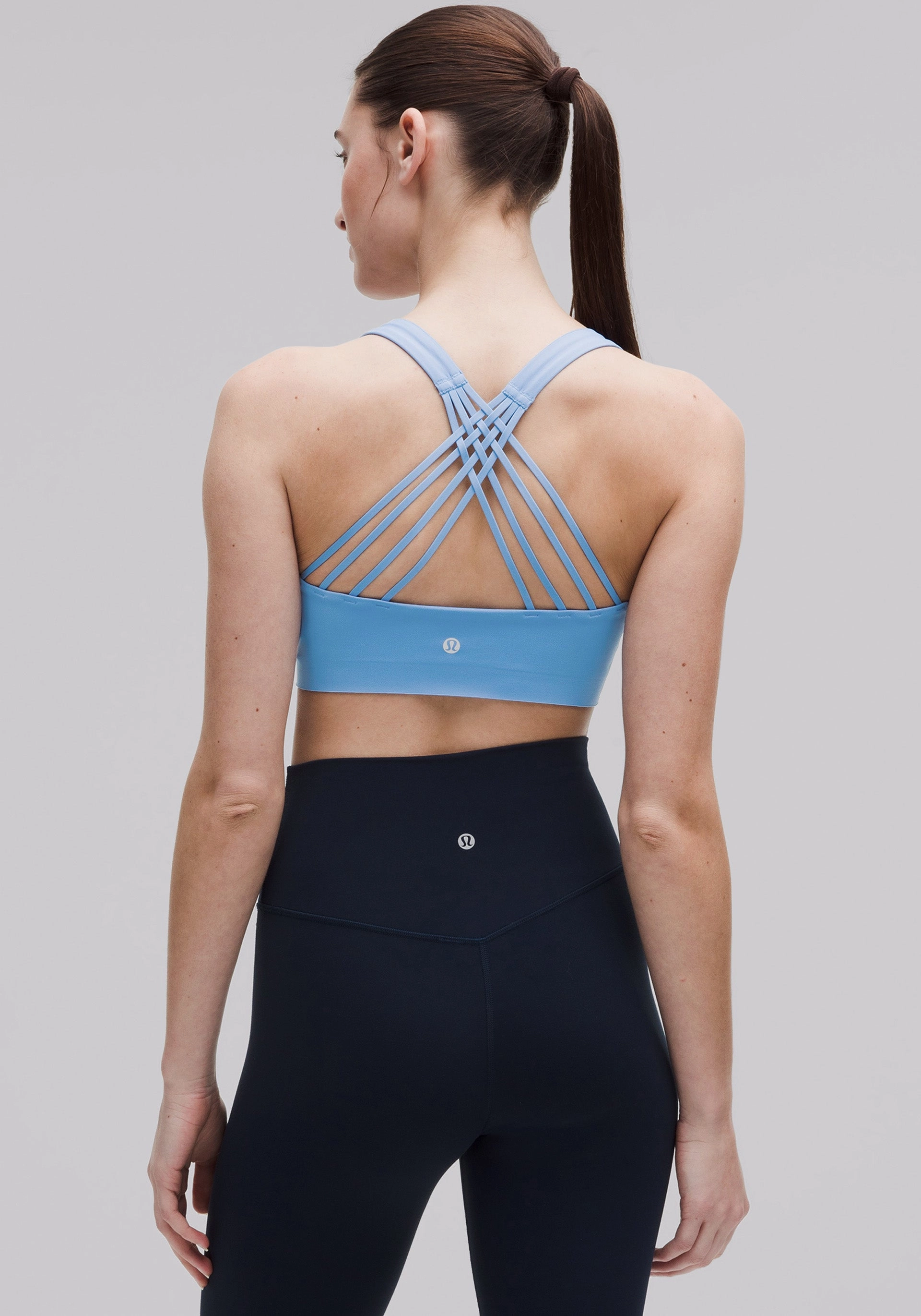 FlexyFlex Strappy Yoga Bra | Light Support, A-C Cups Non Restrictive Movement