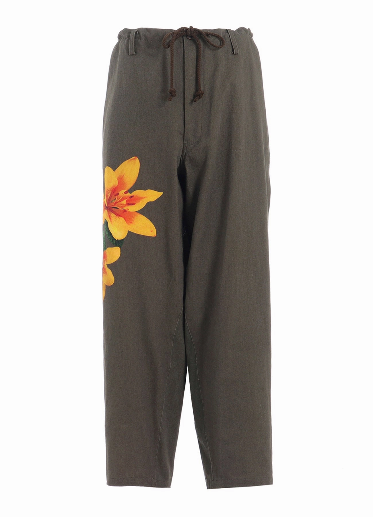 FLOWER PRINT PANTS "LILY" Light Fit
