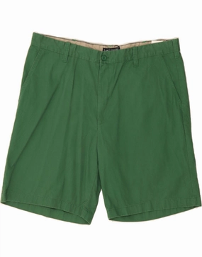 LEE Mens Khakis Chino Shorts W42 2XL  Green Cotton OdorControlTech Work Ready