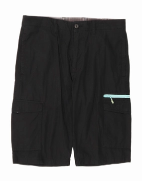 NIKE Mens Cargo Shorts Medium W32  Black Cotton Color Variety