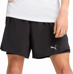 thermal fabric Puma Velocity 2 In 1 Mens Running Shorts - Black