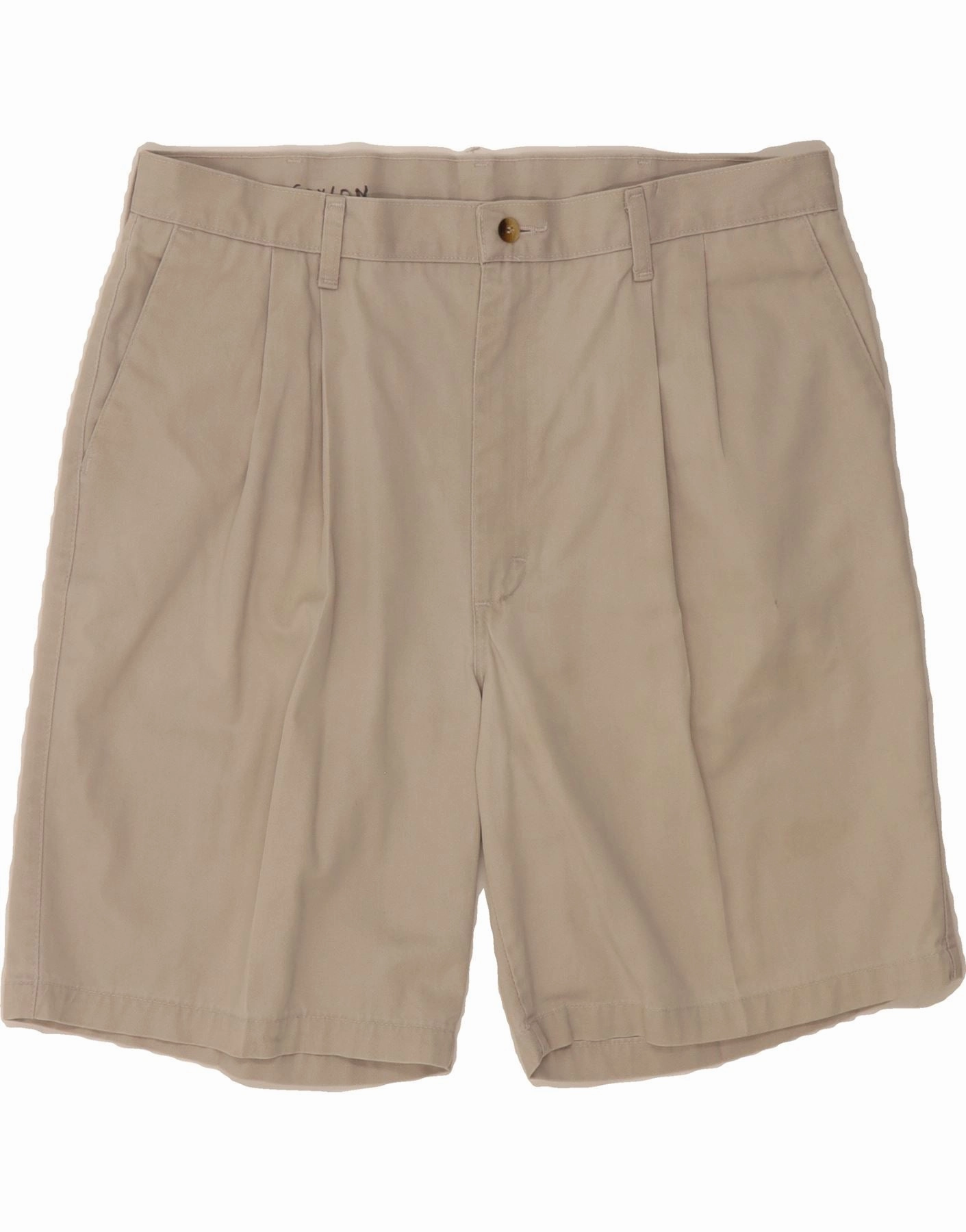 Functional Comfort Active Design WRANGLER Mens Pegged Chino Shorts W38 XL Beige Cotton