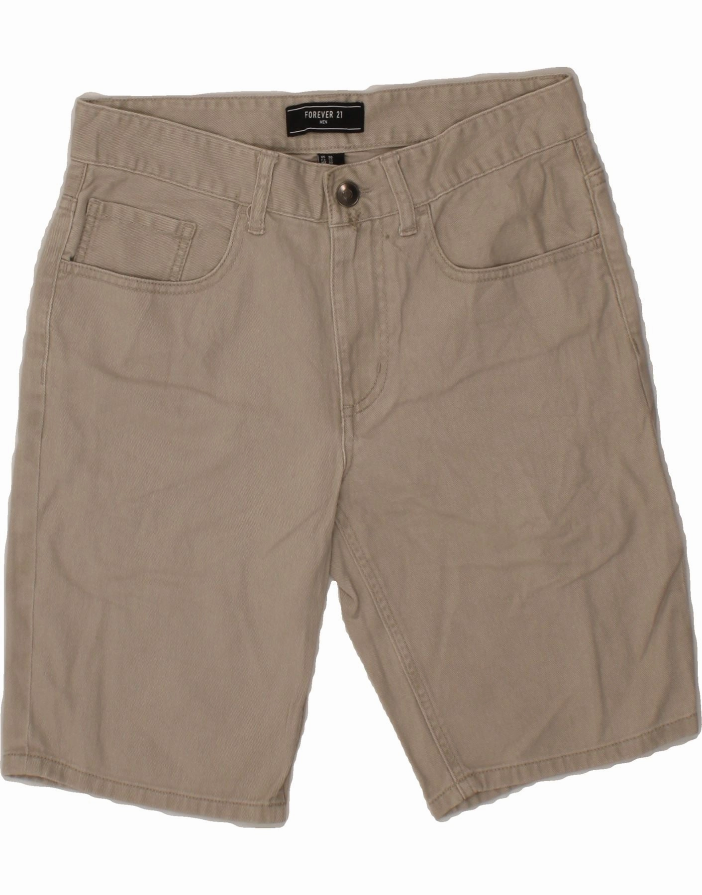 Sporty Edge Quick Flex Fit FOREVER 21 Mens Denim Shorts W30 Medium Grey