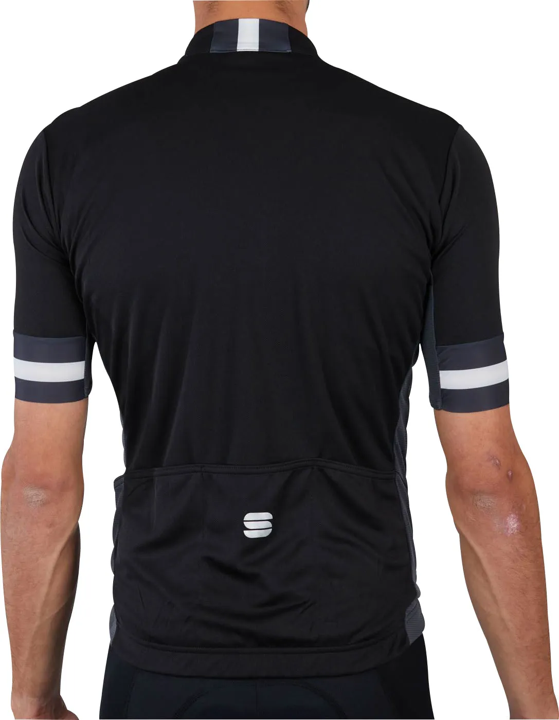 Sportful Kite Short Sleeve Mens Cycling Jersey - Black Hiking durability