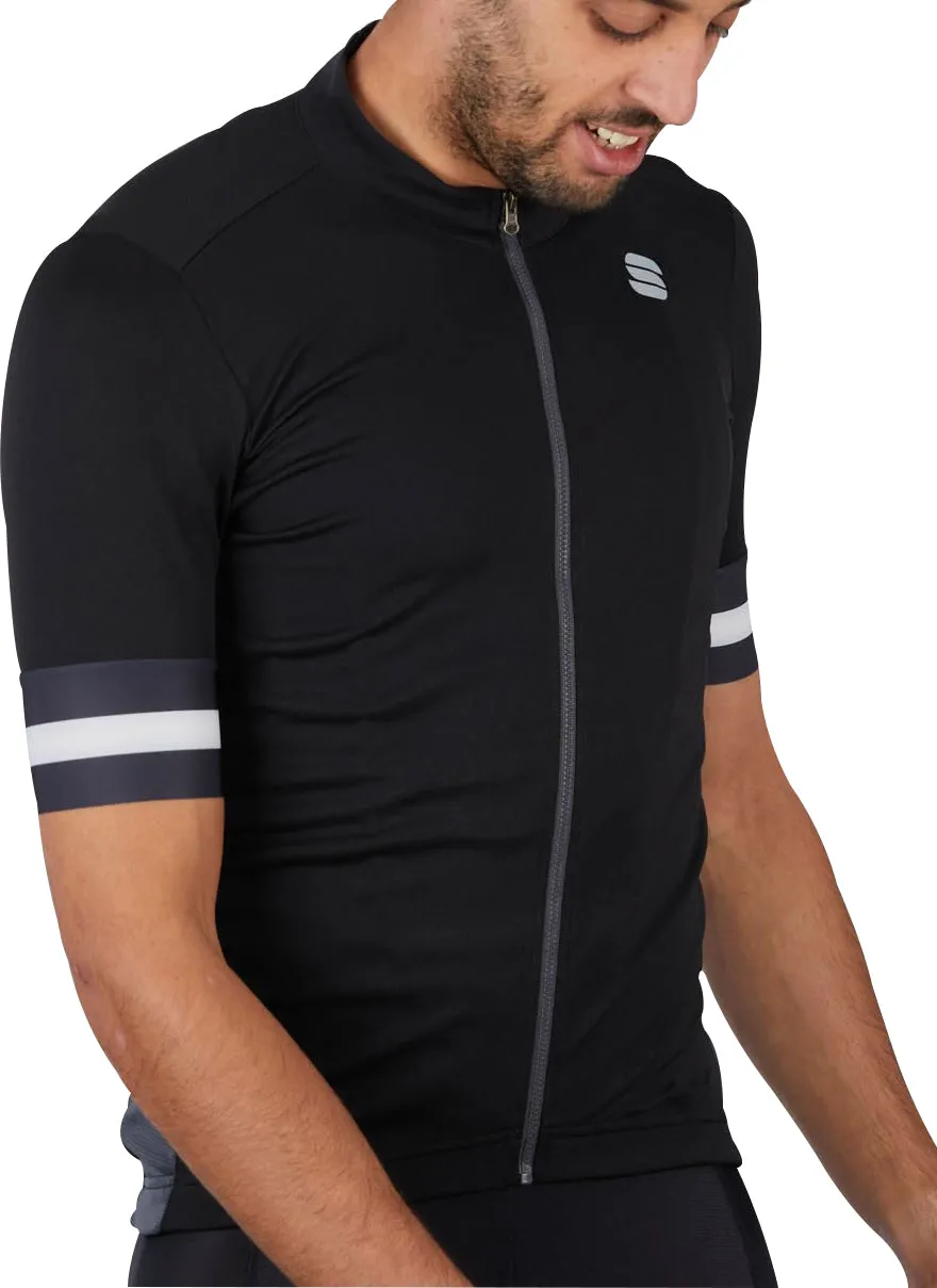 Sportful Kite Short Sleeve Mens Cycling Jersey - Black Everyday Fashion