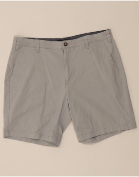 NAUTICA Mens Chino Shorts W36 Large  Grey Cotton Travel Light Summer essentials