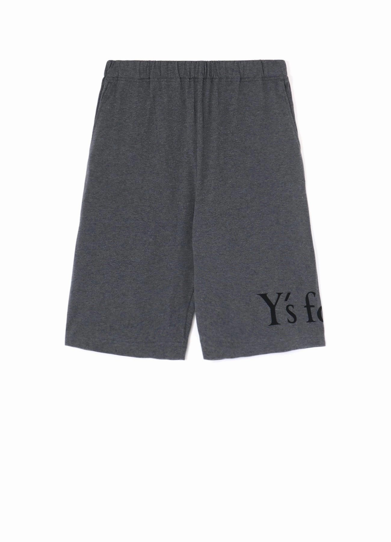 Simple Silhouette Fitted Design 40/2 COTTON JERSEY KNEE-LENGTH PANTS