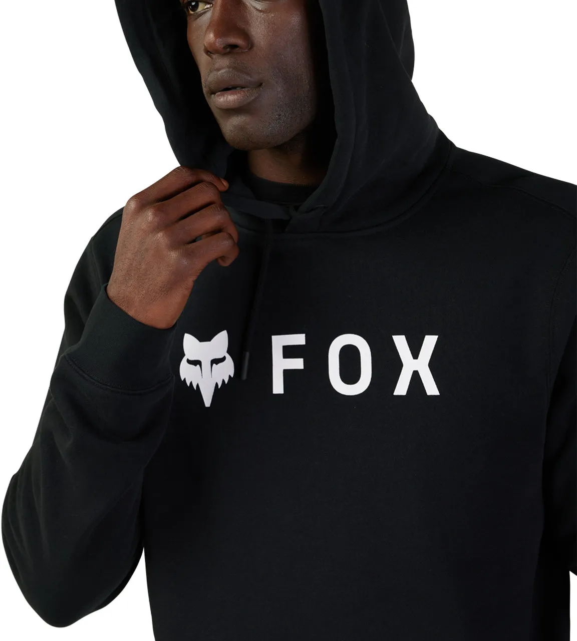 Floral Print Fox Absolute Mens Cycling Hoody - Black