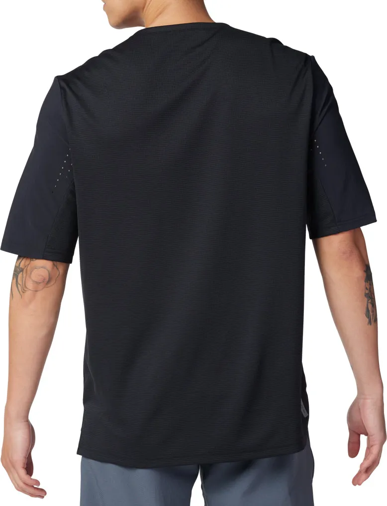 Fox Defend Short Sleeve Mens Cycling Jersey - Black Sustainable Material Blend Classic Outfit Style