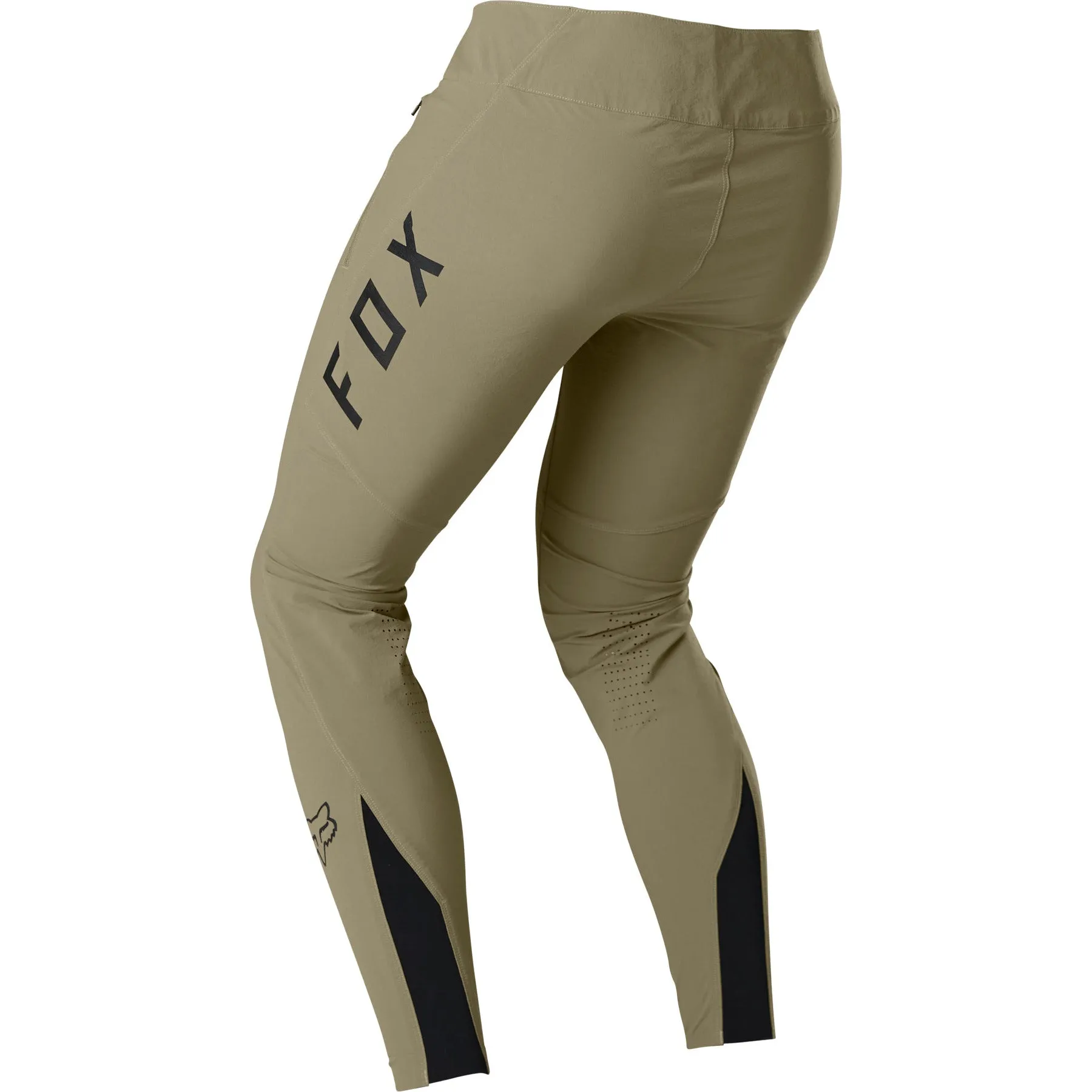 Fox Flexair Mens Cycling Trousers - Brown Reinforced Stitching