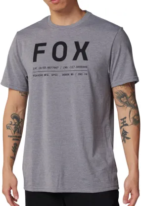 Seasonal Smart Comfy Fit Fox Non Stop Tech Mens Short Sleeve Top - Grey