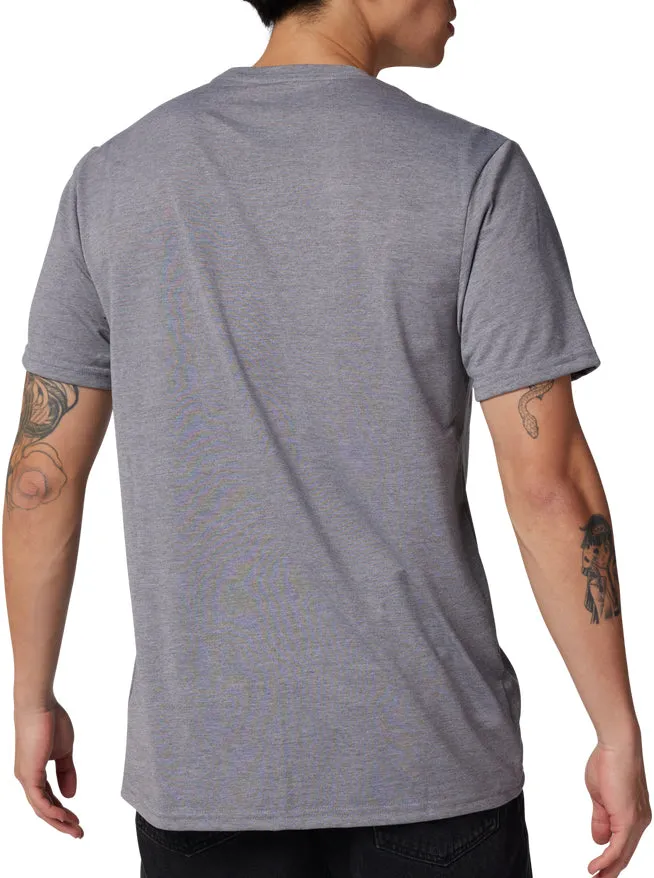 Fox Non Stop Tech Mens Short Sleeve Top - Grey Relaxed Fit Design
