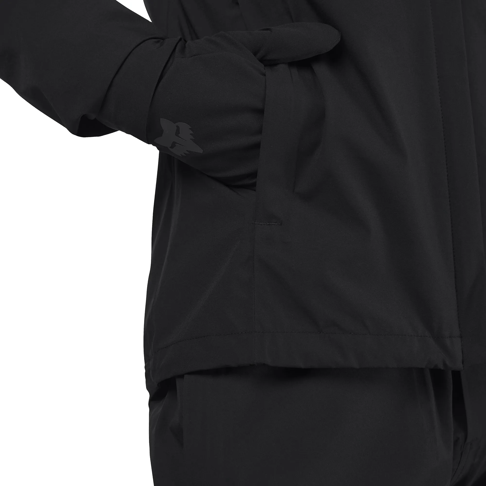 Fox Ranger 2.5 Layer Water Mens Cycling Jacket - Black Infatuation Fleece Lined