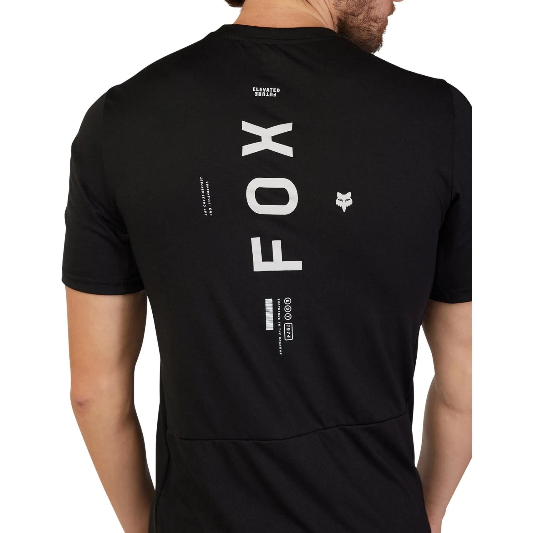 Fox Ranger Alyn DriRelease Short Sleeve Mens Cycling Jersey - Black NoSideSeams RibbedNeckBanding