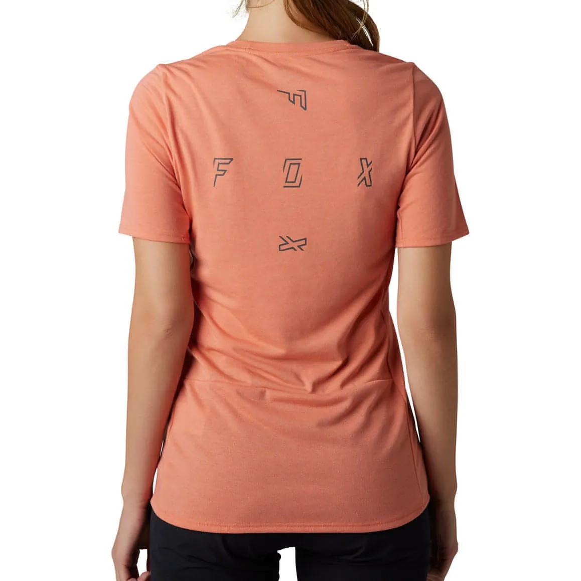 Stretchable Weave Moisture Wicking Technology Fox Ranger DriRelease Fract Short Sleeve Womens Cycling Jersey - Pink