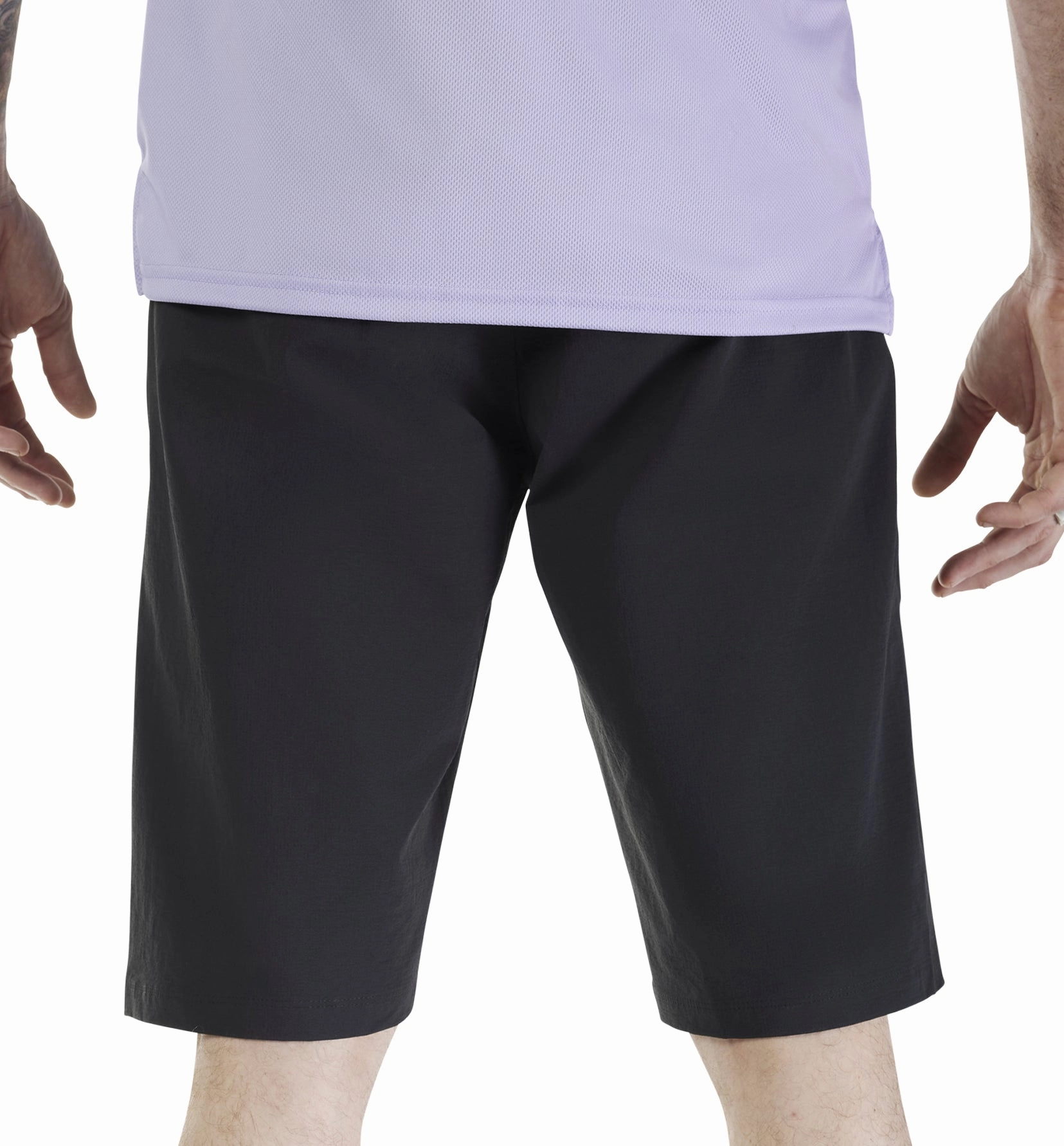 Fox Ranger Lined Mens Cycling Shorts - Black High Durability Weave