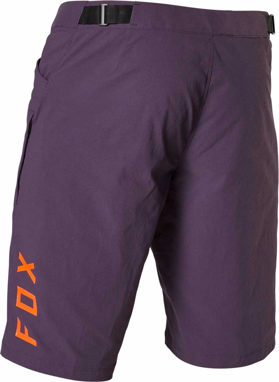 Fox Ranger Womens Cycling Shorts - Purple Belt loops Body Fit