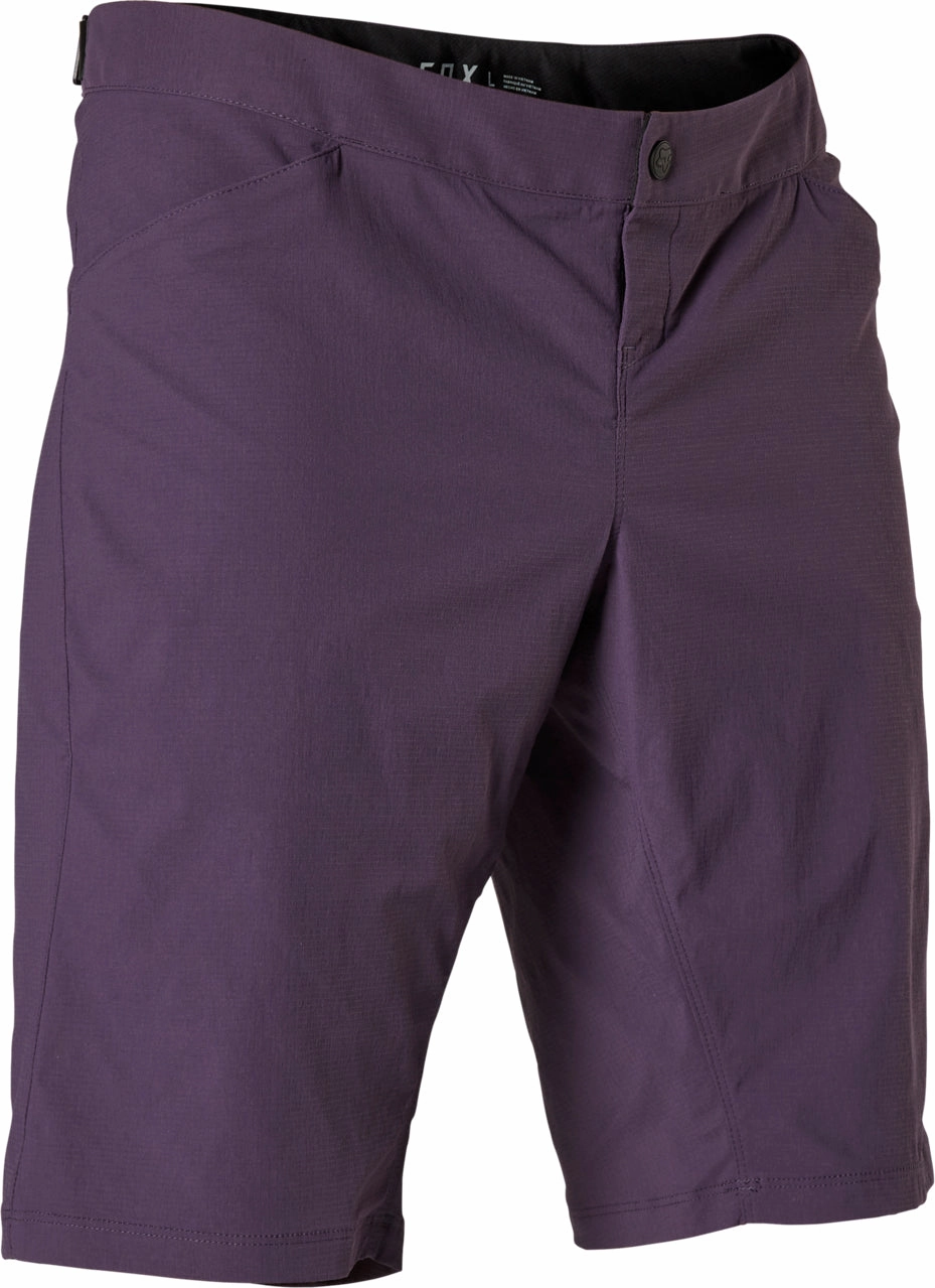 WrinkleFreeFabric Easy Layer Fox Ranger Womens Cycling Shorts - Purple