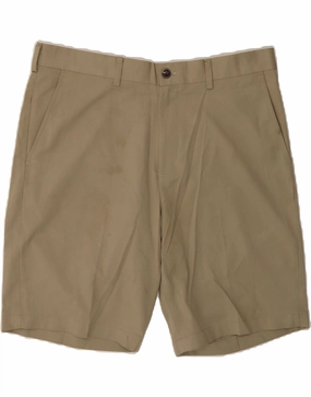Flexible Support EDDIE BAUER Mens Chino Shorts W36 Large Khaki Polyester