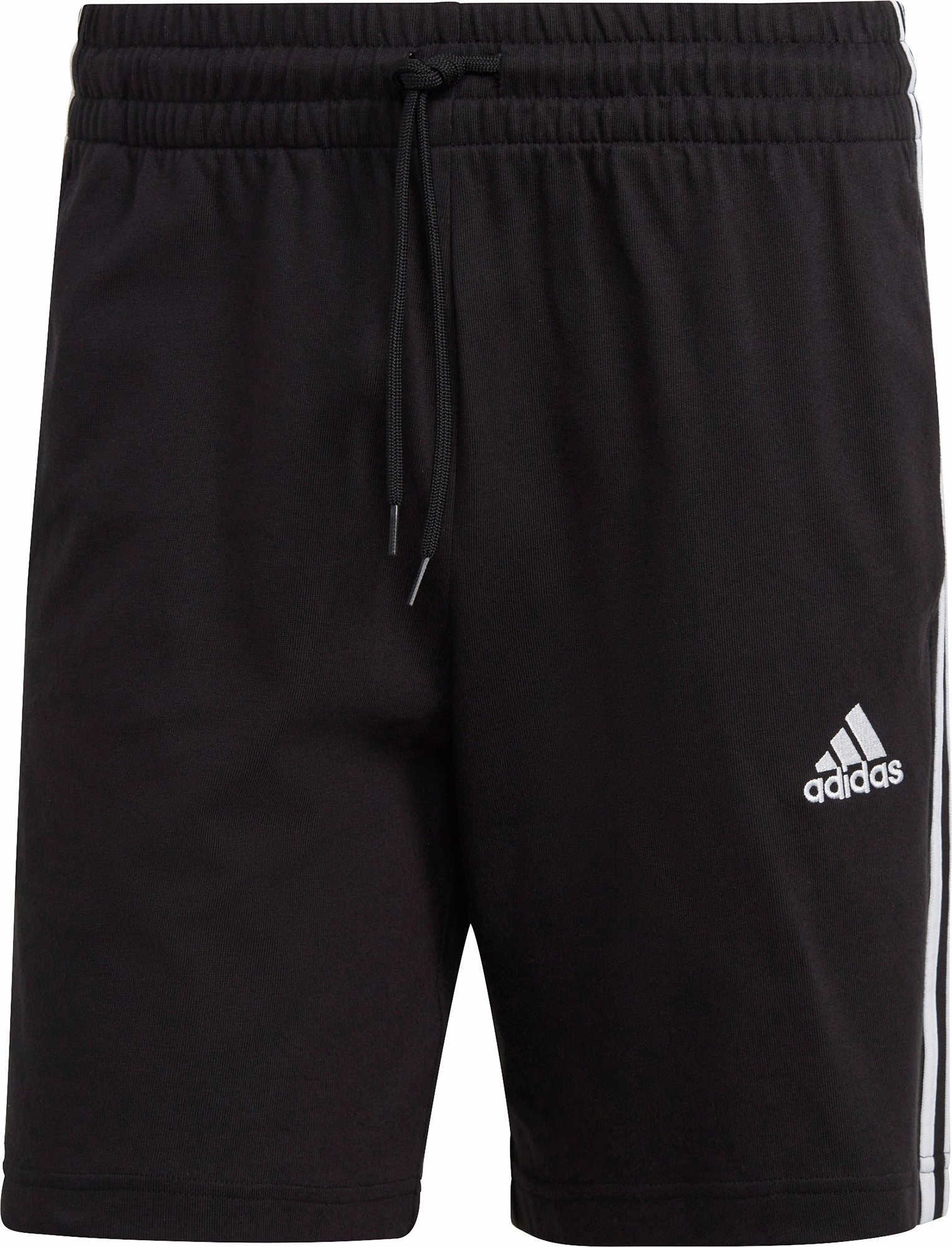 Water Resistant adidas Essentials 3 Stripes 7 Inch Mens Shorts - Black
