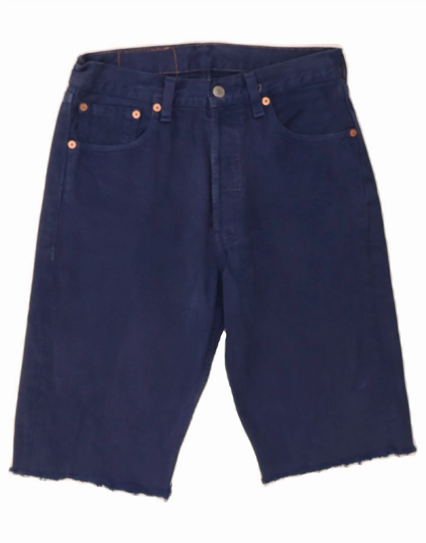 Cozy Look LEVI'S Mens 501 Denim Shorts W29 Small Navy Blue