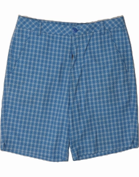 Mens Chino Shorts W34 Large Double Needle Stitching Quick Fit Performance