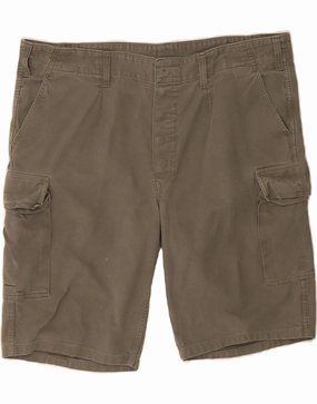 Casual Layers VINTAGE Mens Cargo Shorts W44 2XL Khaki Cotton