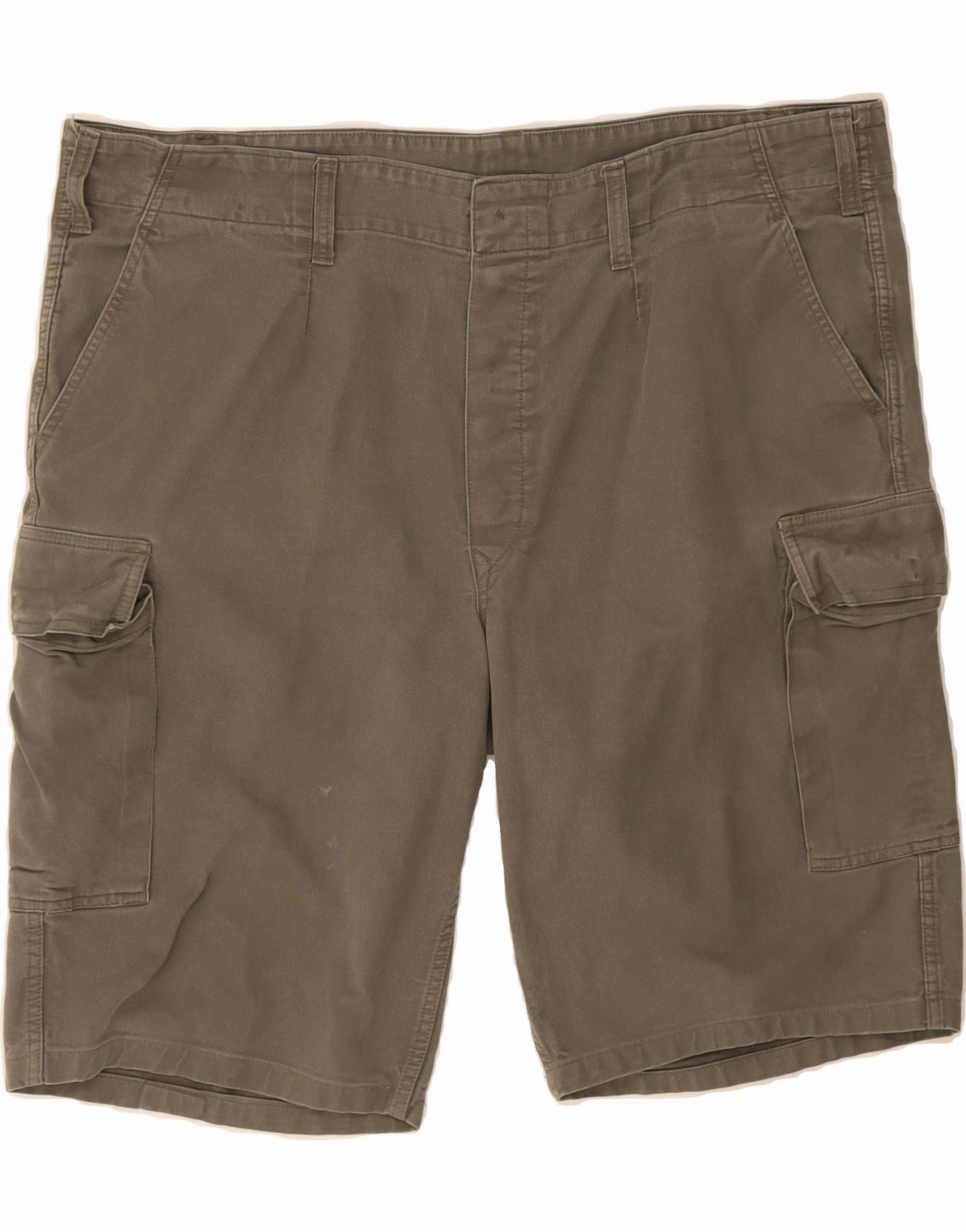 Casual Layers VINTAGE Mens Cargo Shorts W44 2XL Khaki Cotton