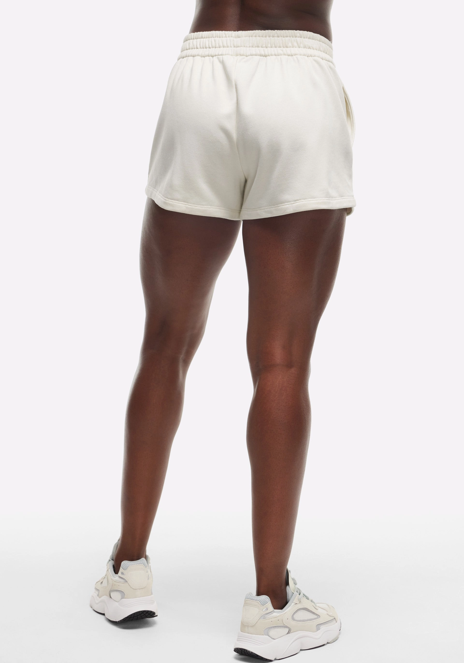 Light Design BreathableWebbing French Terry 3" High Rise Pintuck Shorts