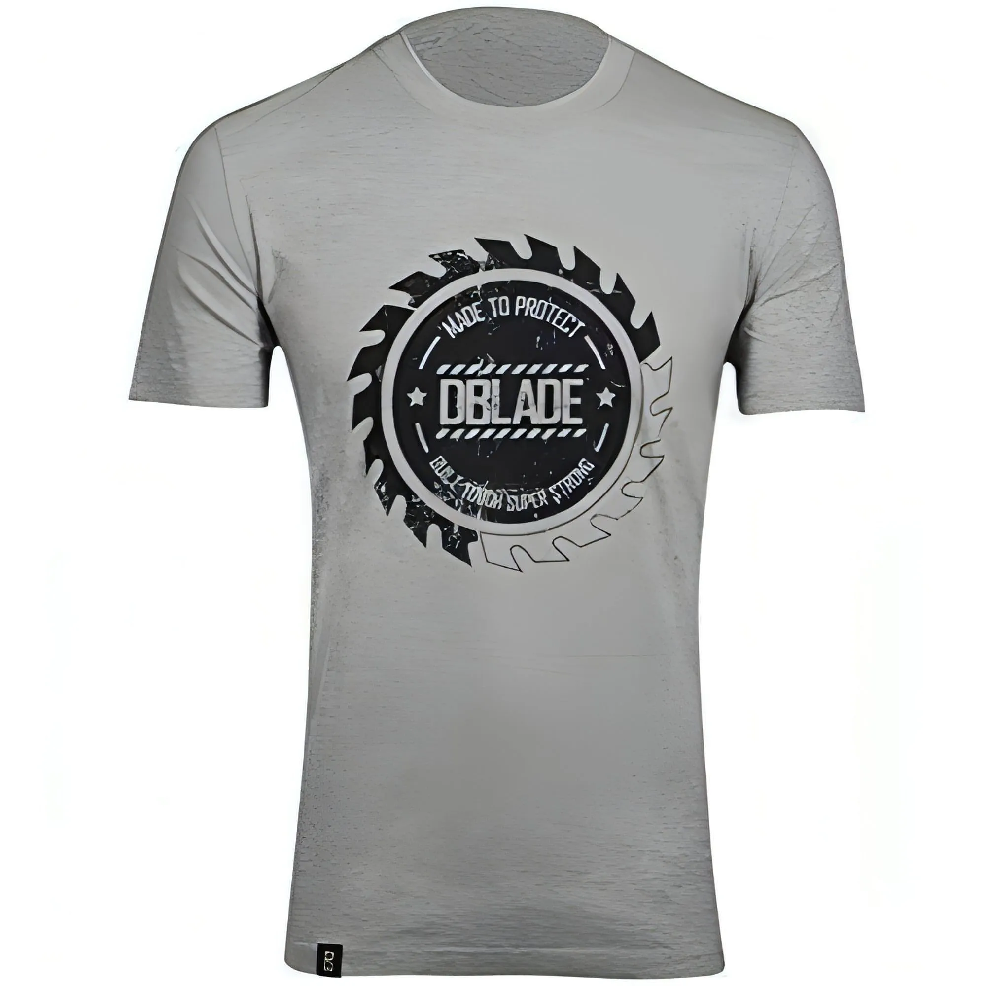 DBlade Corporate Buzz Short Sleeve Mens Work Wear Top - Grey Seasonal Layering Urban Fashion Look