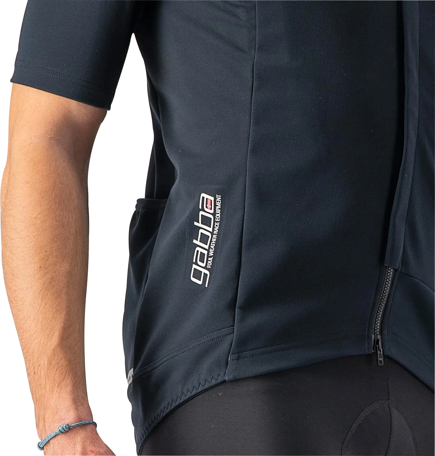 Castelli Gabba RoS 2 Short Sleeve Mens Cycling Jersey - Black Soft Touch Fit