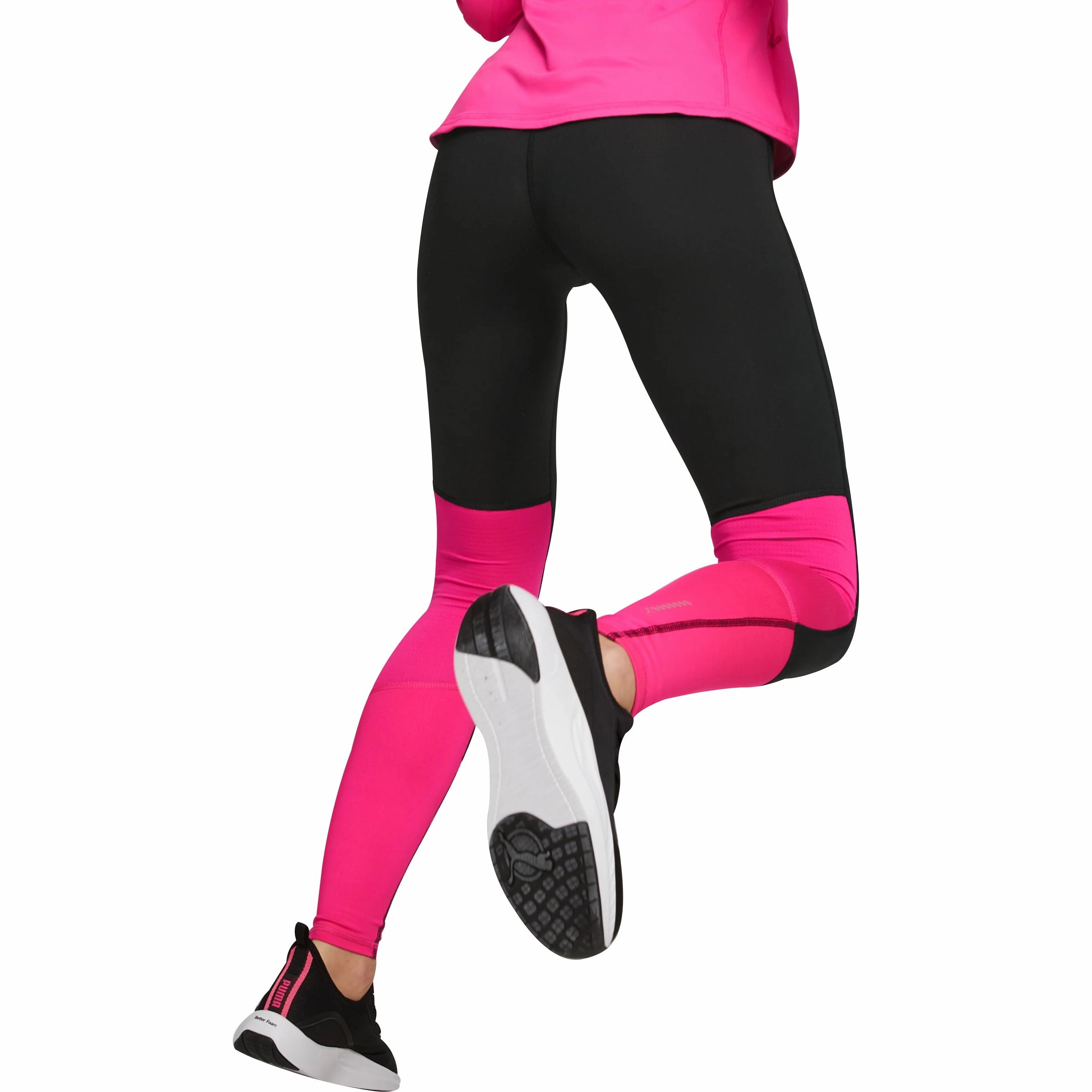 Puma Run Favourite Regular Rise Womens Long Running Tights - Black Fitness Friendly Comfortable and Sleek