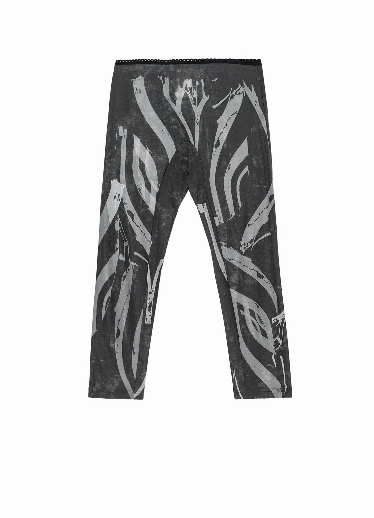 10 LONG CROPPED LEGGINGS Erasable Logo Patch Breathable Motion