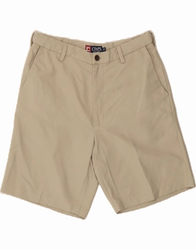 CHAPS Mens Chino Shorts W33 Medium  Beige Polyester Active Look
