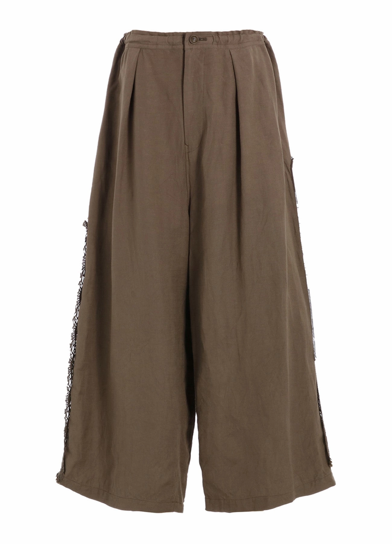 FRONT TUCKED WIDE PANTS WITH LACE Movement Ready