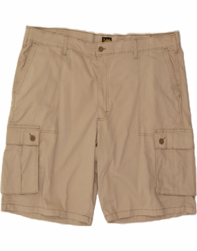 healthcare industry UV resistant LEE Mens Cargo Shorts W46 3XL Beige Cotton