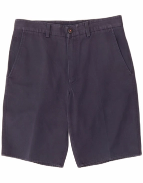 Water Repellent Finish AVIREX Mens Chino Shorts W33 Medium Navy Blue